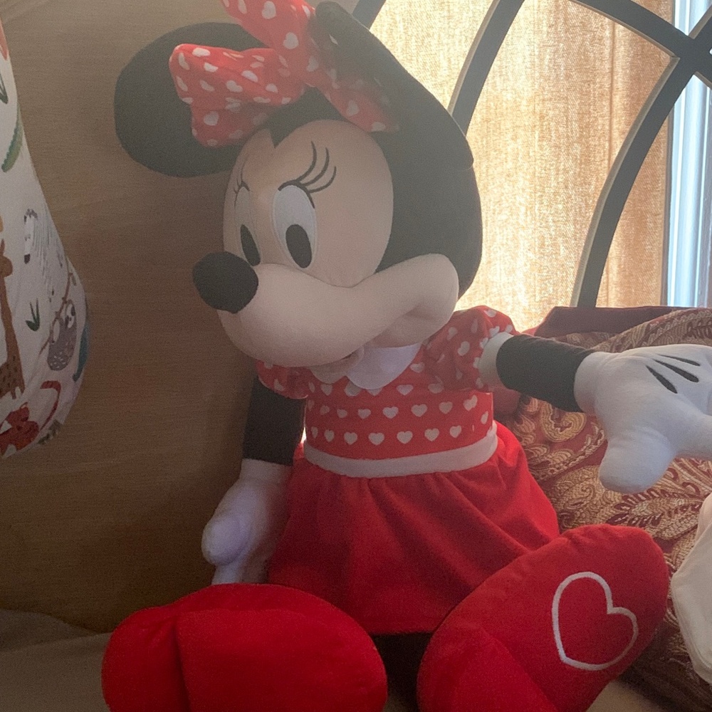 Extra large stuffed Minnie Mouse doll